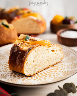 Roscón de reyes tradicional