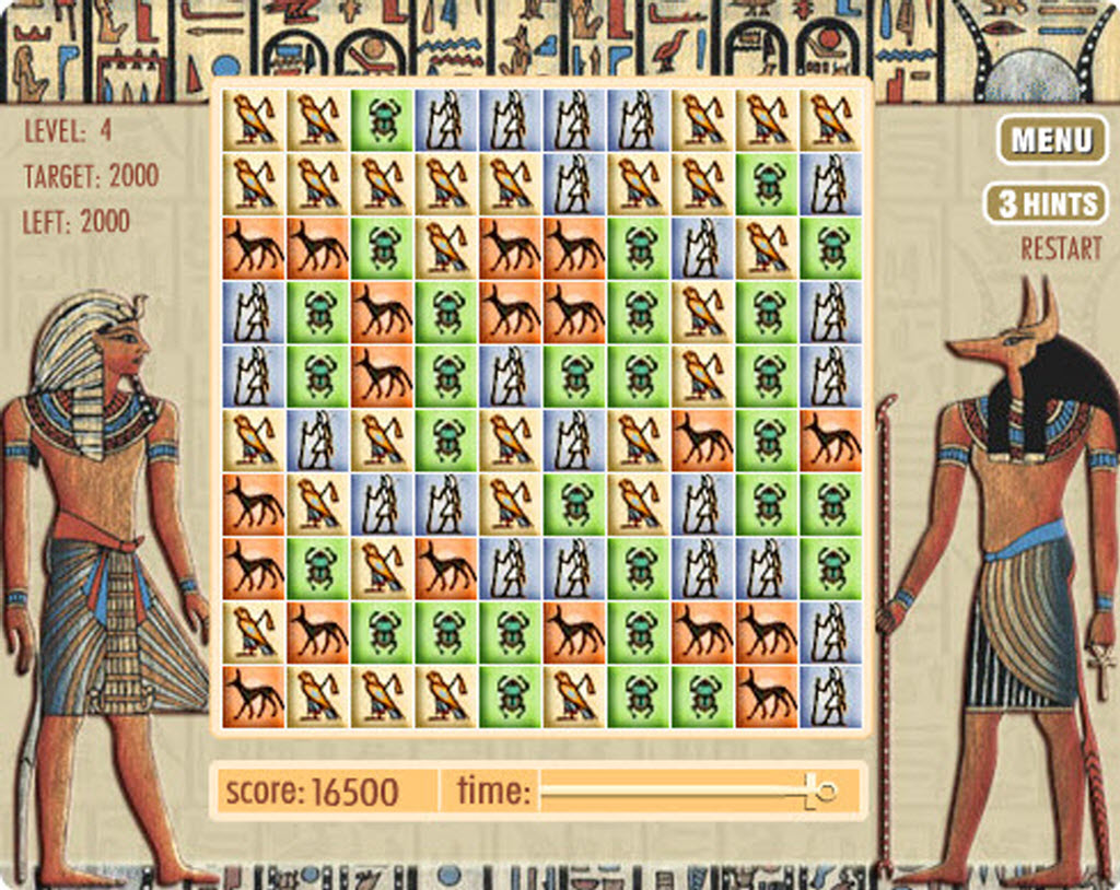 Pharaohs Treasure - Free Online Games