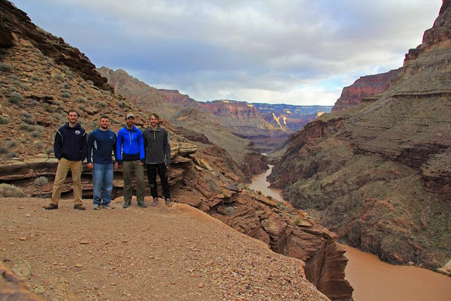 The group after hiking Deer Creek Narrows in the Grand Canyon (Photo: Jonathan Sisley)  