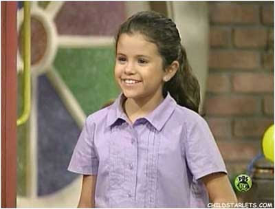 selena gomez 7 years old. selena gomez 4 years old