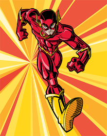 The Flash “Barry” Print by Tracy Tubera