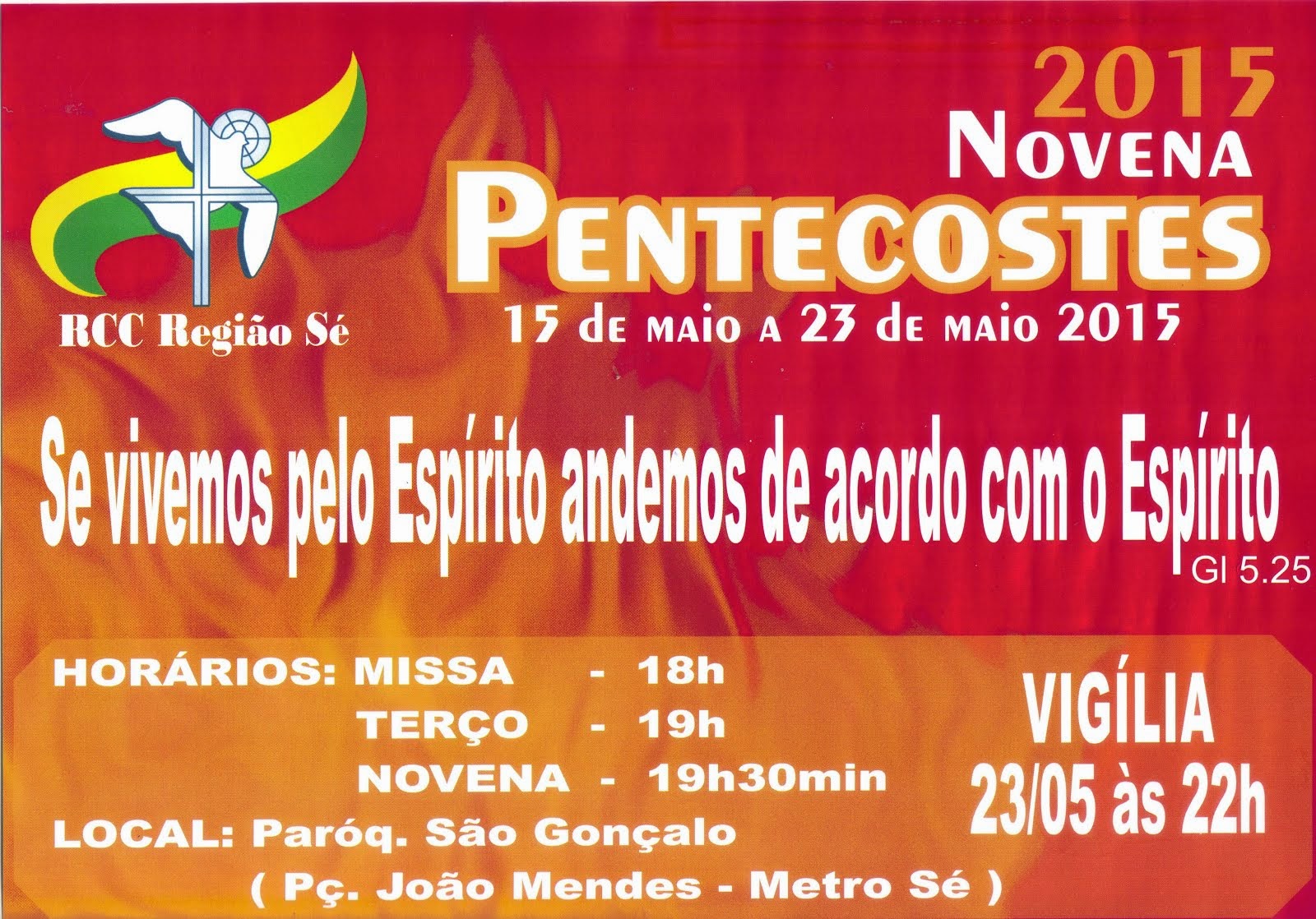 NOVENA DE PENTECOSTES