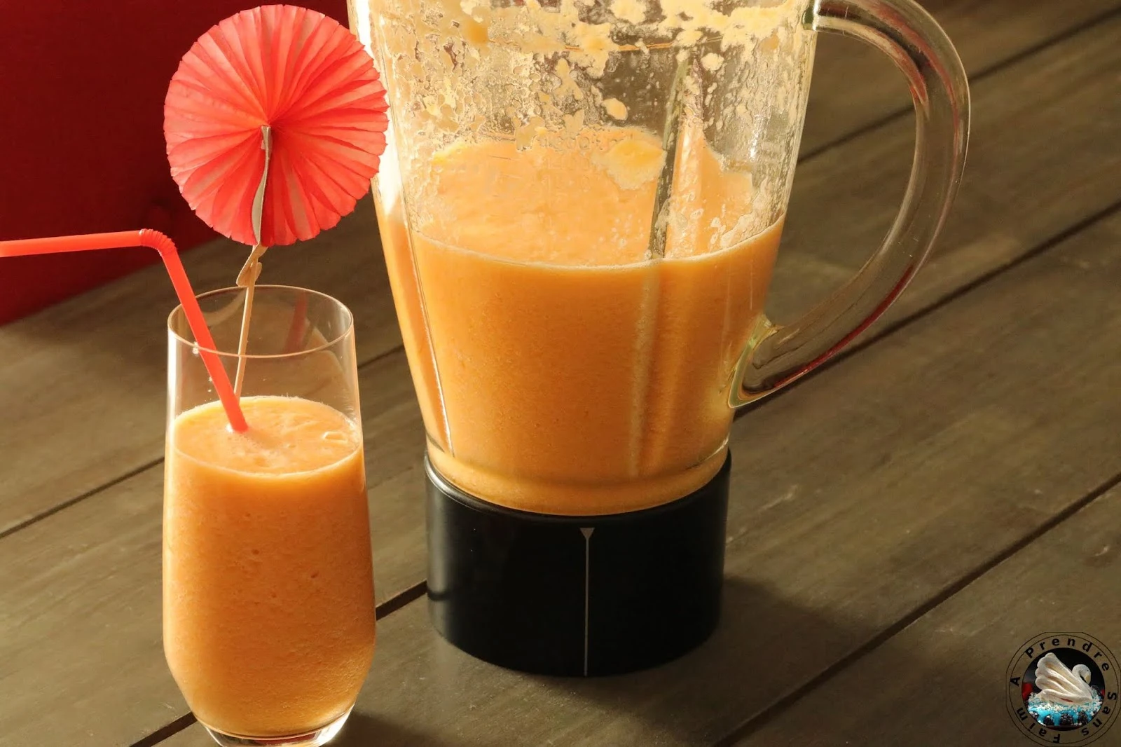 Smoothie melon abricot