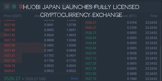 Huobi Japan Launches Fully Licensed Cryptocurrency Exchange