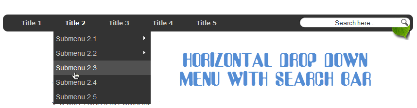 blogger menu, drop down menu, css menu