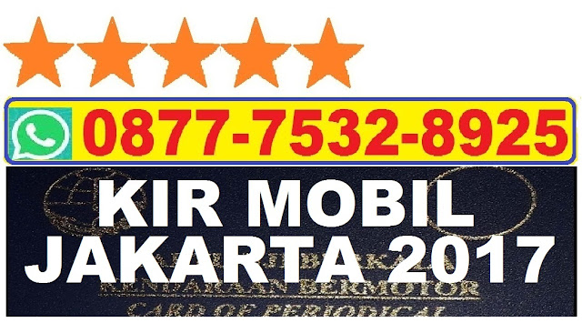 kir mobil jakarta 2017