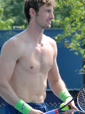 Juan Carlos Ferrero Shirtless at Cincinnati Open 2011