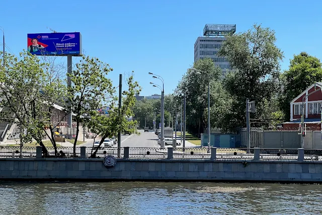 Москва-река, Автозаводский мост, Автозаводская улица, Проектируемый проезд № 4965