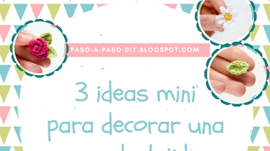 3 Ideas Mini para Decorar una Prenda tejida