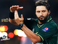 Pakistani cricketer Shahid Afridi Wallpaper