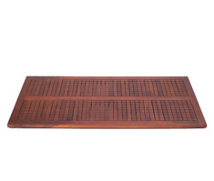 Non Slip Teak Spa Shower Floor Bath Bathroom Mat