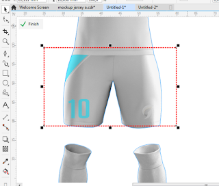 CARA MEMBUAT MOCKUP JERSEY DI COREL DRAW 6