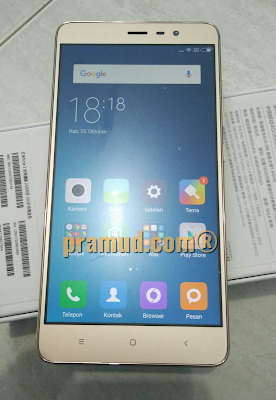 tampak depan xiaomi redmi note 3 pro indonesia