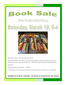 Library Books Sale - 9:00 to 4:00 Saturday