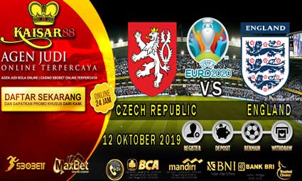 PREDIKSI BOLA TERPERCAYA CZECH REPUBLIC VS ENGLAND 12 OKTOBER 2019