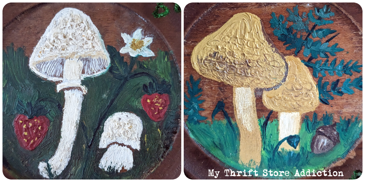 whimsical mushroom wreath