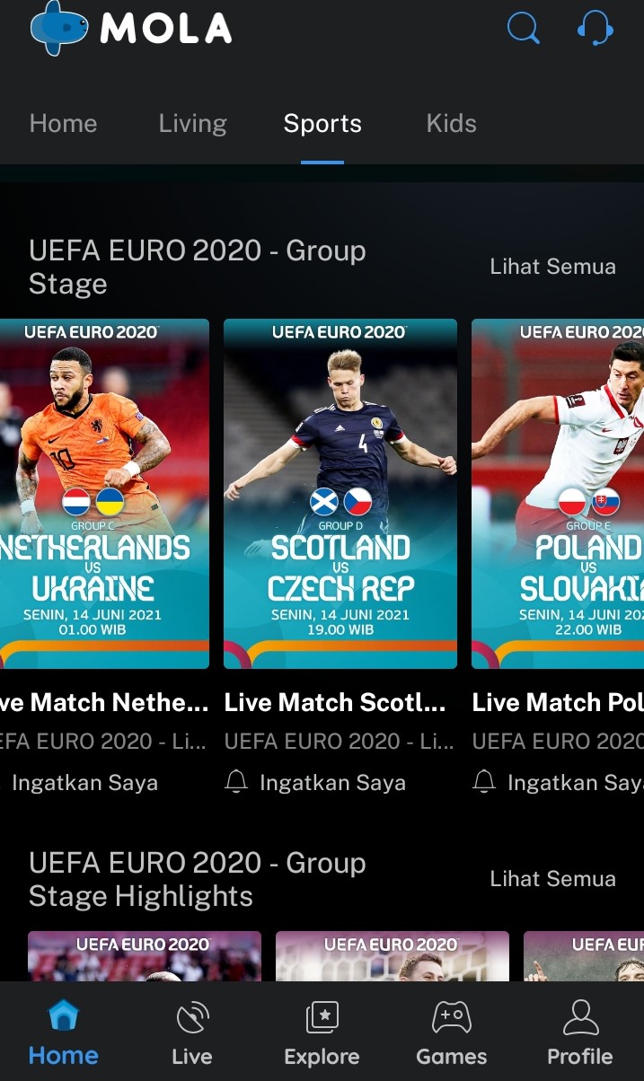 Jadwal Uefa Euro 14 Juni 21 Saksikan Di Rcti Mnctv Inews Dan Streaming Mola Tv System Impian