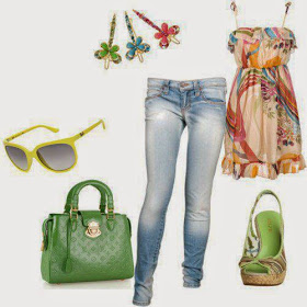 Color Combinations in Women’s Apparel For Dress, Shoes, Bags and Jewelry