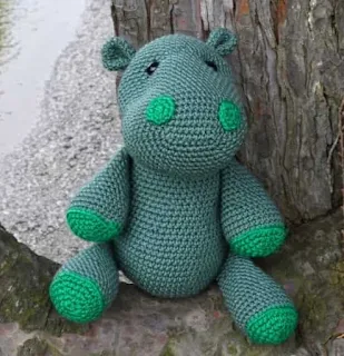 PATRON GRATIS HIPOPOTAMO AMIGURUMI 72634