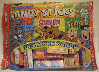 Front of Toon Trio Candy Sticks bag