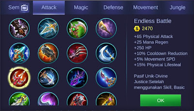 Build Item Granger Mobile Legends Tersakit dan Terbaru 2019