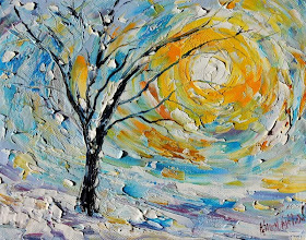 Image result for winter sunshine paintings