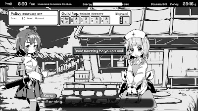 Living With Sister Monochrome Fantasy Game Screenshot 5