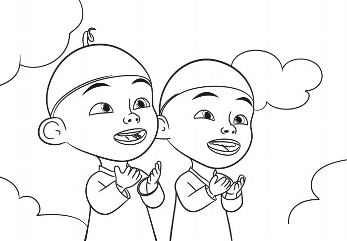 Lihat Gambar Upin Ipin Hitam Putih Terbaru Gambarcoloring ...