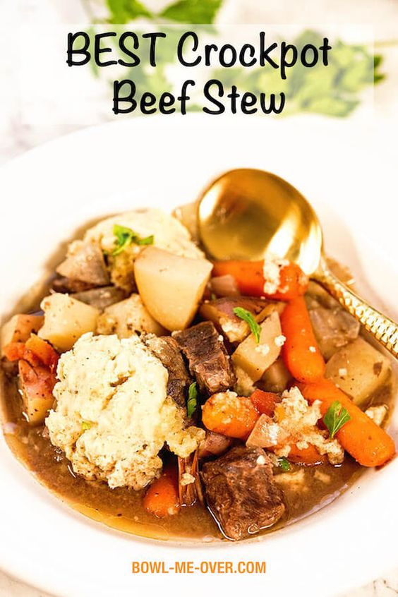 BEST Crockpot Beef Stew Recipe