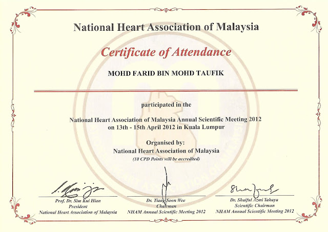 Cvt Mohd Farid Certificate No 47 Malaysia Book Of Records Most Number Of Certificates Received By An Individual Record Breaking Attempt