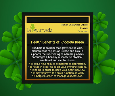 Health benefits of Rhodiola Rosea