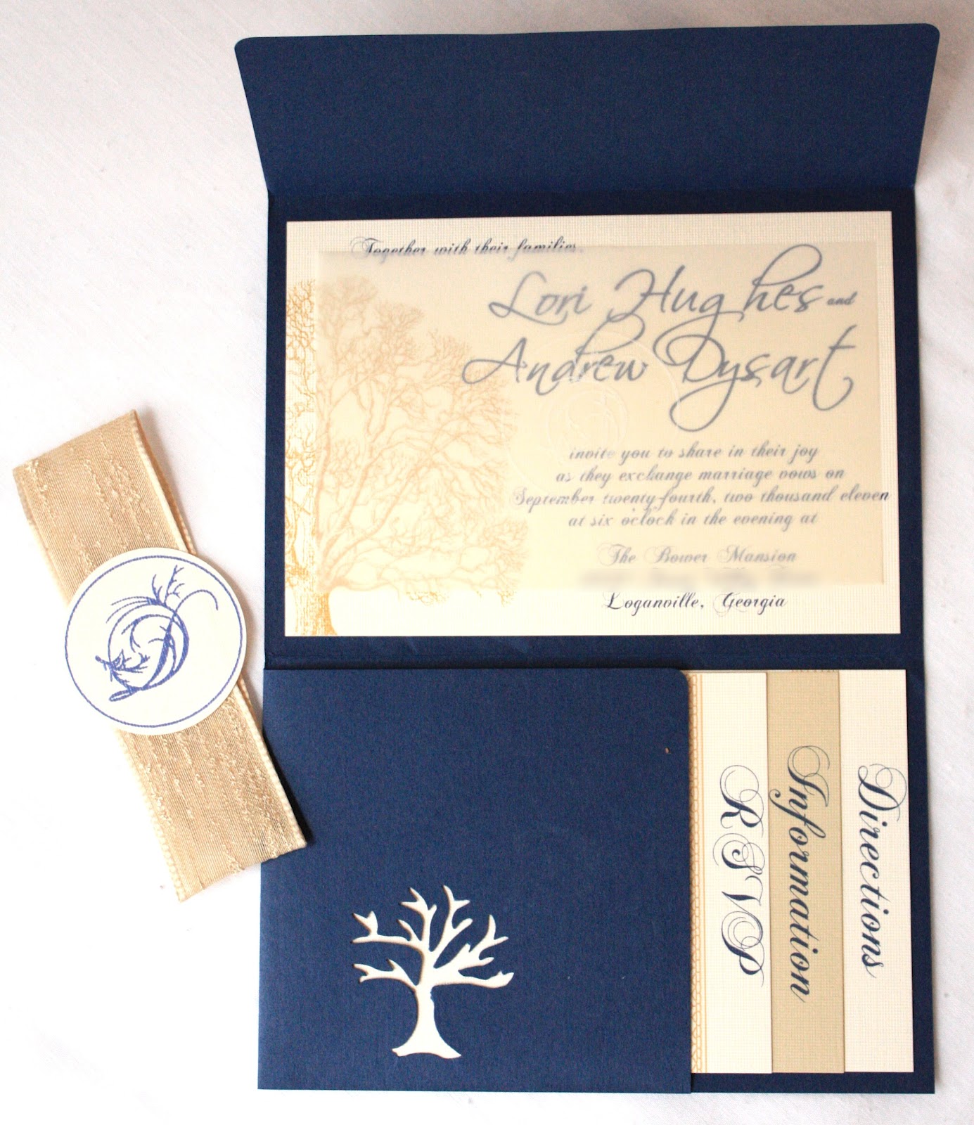 Diy pocketfold wedding invitations 12x12