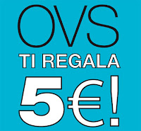 Logo OVS: buono sconto da 5€  e vinci 50 weekend per 2 persone