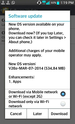 LG G2 KitKat update