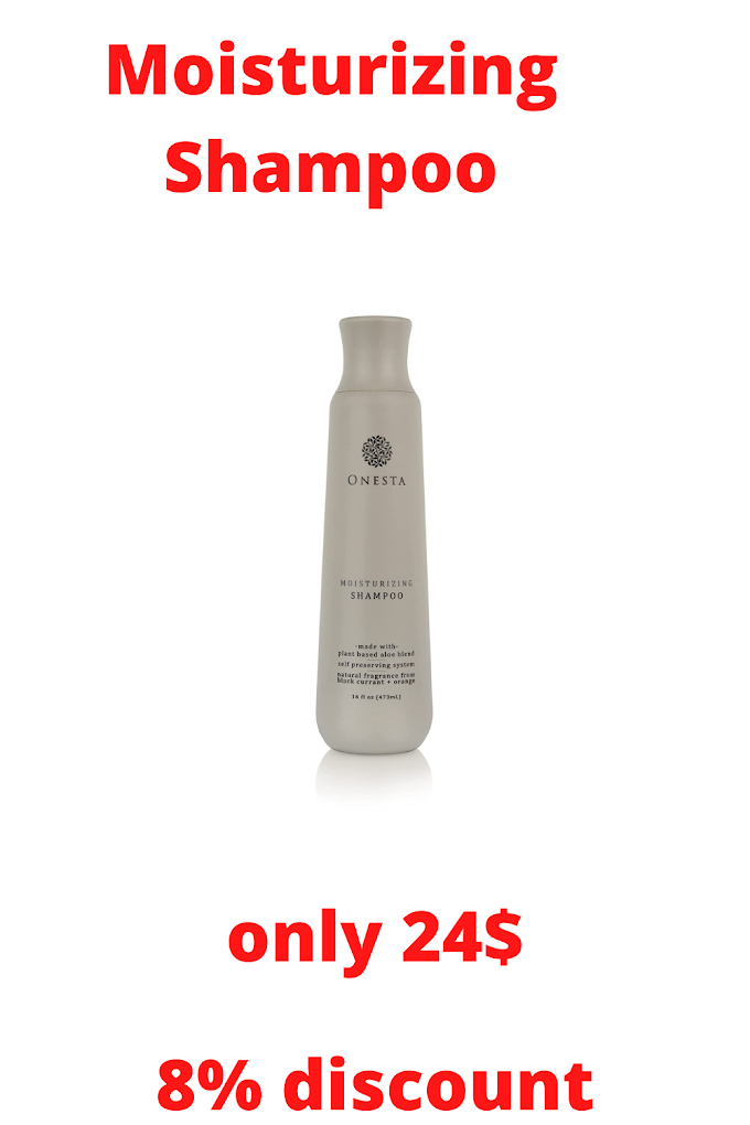 Onesta Hair Care Plant Based Moisturizing Shampoo and Conditioner for Dry and Damaged Hair