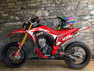 CRF 150L Modifikasi Supermoto