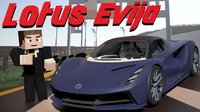 Lotus Evija 1.0.1 | Minecraft Car Addon