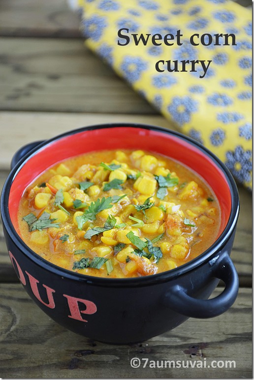 Sweet corn curry 