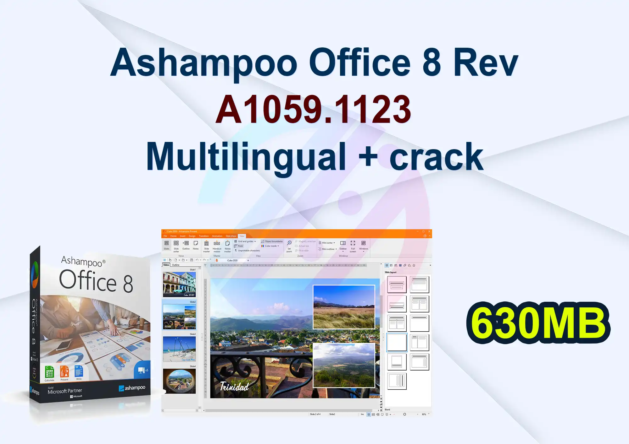 Ashampoo Office 8 Rev A1059.1123 Multilingual + crack