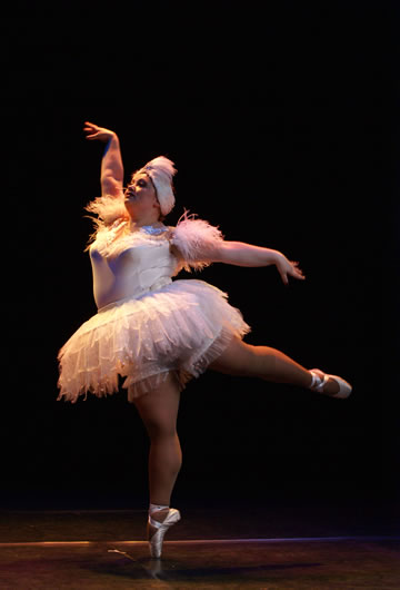 A fat ballerina from Russia's Big Ballet 