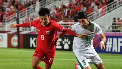 Timnas Indonesia Takhluk dengan Timnas Iraq 2 – 1, Indonesia Gagal Peringkat 3 Piala Asia U-23