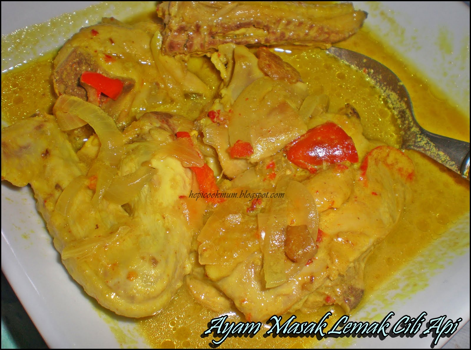 Resepi Ayam Masak Merah Santan - Resepi Book b