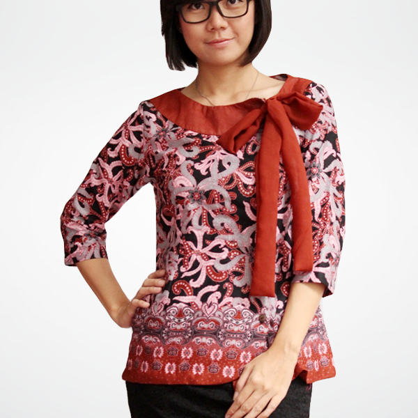 10 Model  Baju Batik  Remaja  Lengan  Panjang 