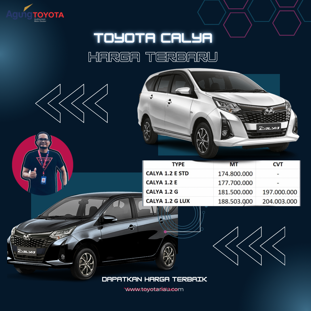 Daftar Harga Toyota Calya di Pekanbaru Riau