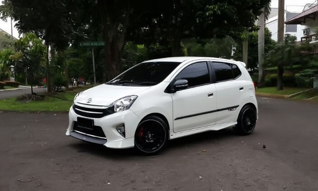 Contoh Gambar Modifikasi Elegant dan Sporty Mobil Toyota Agya Terbaru