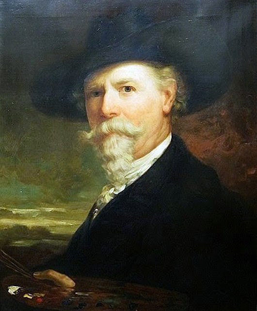 George Henry Story, Self Portrait, Portraits of Painters, George Henry, Fine arts, Portraits of painters blog, Paintings of George Henry, Painter George Henry