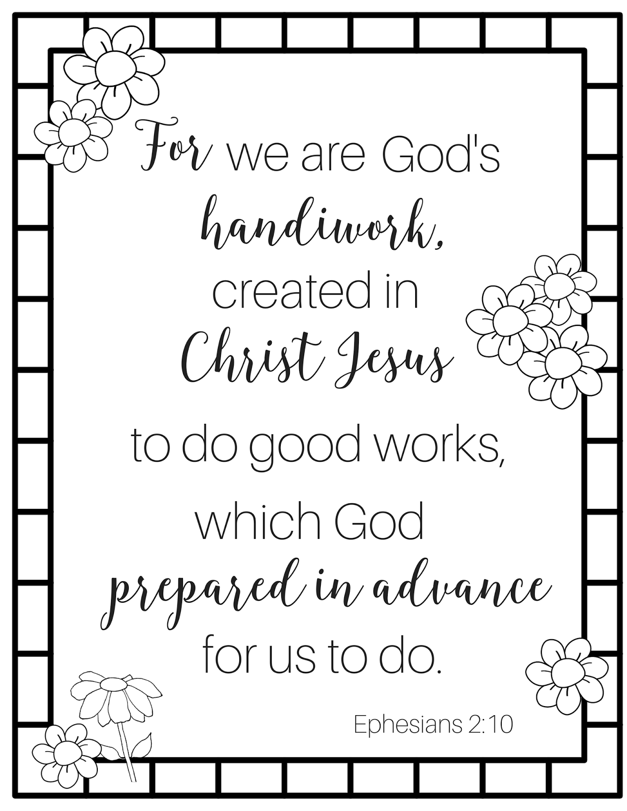 For we are God s handiwork PDF