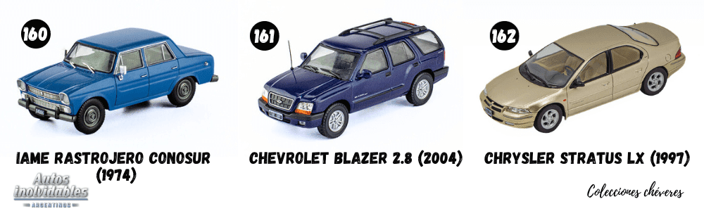 iame rastrojero conosur 1:43, iame rastrojero conosur, iame rastrojero conosur autos inolvidables argentinos, chevrolet blazer 2.8 1:43, chevrolet blazer 2.8, chevrolet blazer 2.8 autos inolvidables argentinos, chrysler stratus lx 1:43, chrysler stratus lx, chrysler stratus lx autos inolvidables argentinos, autos inolvidables argentinos salvat