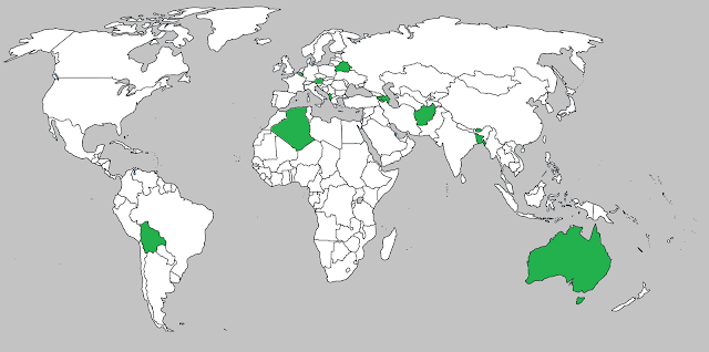 Dibujos de mapas del mundo para imprimir y colorear