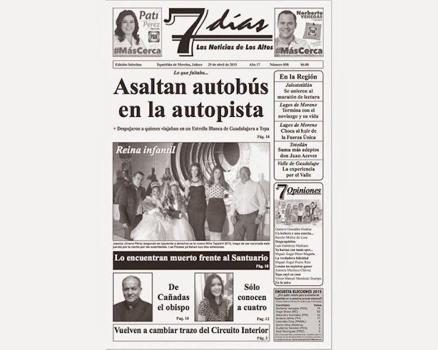 Edición 858 25 de abril de 2015